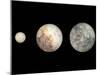 Dwarf Planets Ceres, Pluto, and Eris-Stocktrek Images-Mounted Premium Photographic Print