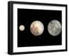 Dwarf Planets Ceres, Pluto, and Eris-Stocktrek Images-Framed Photographic Print