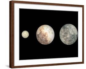 Dwarf Planets Ceres, Pluto, and Eris-Stocktrek Images-Framed Photographic Print