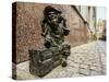 Dwarf Sculpture at the Old Town, Wroclaw, Lower Silesian Voivodeship, Poland-Karol Kozlowski-Stretched Canvas