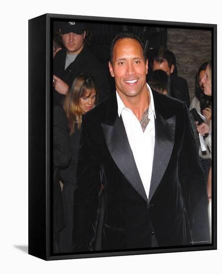 Dwayne Johnson-null-Framed Stretched Canvas