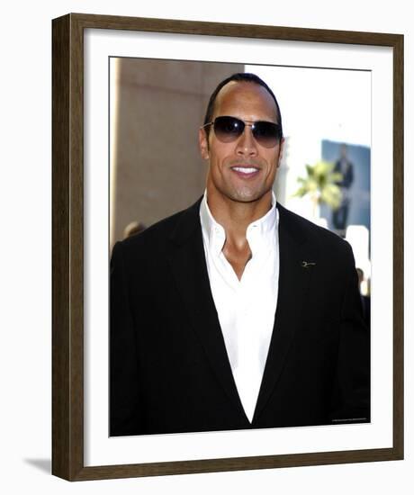 Dwayne Johnson-null-Framed Photo