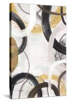 Dwell II Gold Neutral Crop-Cheryl Warrick-Stretched Canvas