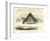 Dwelling of Conibos Indians at Paruitcha-?douard Riou-Framed Giclee Print