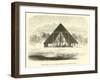 Dwelling of Conibos Indians at Paruitcha-?douard Riou-Framed Giclee Print