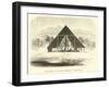 Dwelling of Conibos Indians at Paruitcha-?douard Riou-Framed Giclee Print