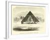 Dwelling of Conibos Indians at Paruitcha-?douard Riou-Framed Giclee Print