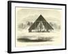 Dwelling of Conibos Indians at Paruitcha-?douard Riou-Framed Giclee Print