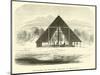 Dwelling of Conibos Indians at Paruitcha-?douard Riou-Mounted Giclee Print