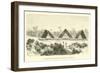 Dwellings of Chontaquiros Indians at Consaya-Édouard Riou-Framed Giclee Print