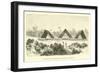 Dwellings of Chontaquiros Indians at Consaya-Édouard Riou-Framed Giclee Print