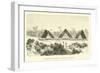 Dwellings of Chontaquiros Indians at Consaya-Édouard Riou-Framed Giclee Print