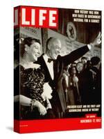 Dwight D. Eisenhower and Mamie, November 17, 1952-Hank Walker-Stretched Canvas