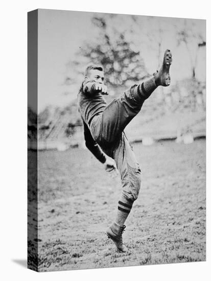 Dwight D. Eisenhower as a Cadet Footballer at West Point Academy, New York, 1912 (B/W Photo)-American Photographer-Stretched Canvas