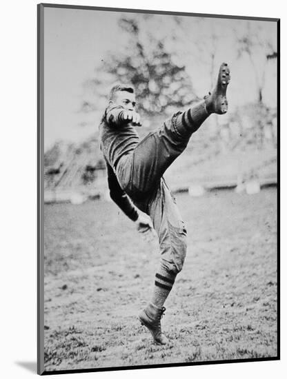 Dwight D. Eisenhower as a Cadet Footballer at West Point Academy, New York, 1912 (B/W Photo)-American Photographer-Mounted Giclee Print