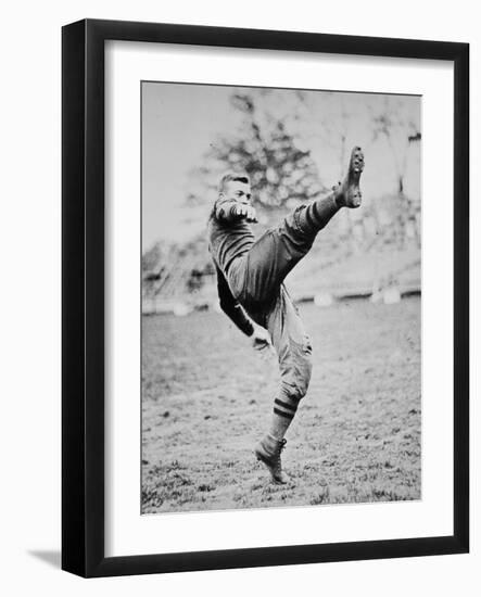 Dwight D. Eisenhower as a Cadet Footballer at West Point Academy, New York, 1912 (B/W Photo)-American Photographer-Framed Giclee Print