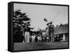 Dwight D. Eisenhower at Ottowa Hunt Club Playing Golf-null-Framed Stretched Canvas