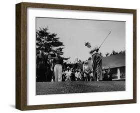Dwight D. Eisenhower at Ottowa Hunt Club Playing Golf-null-Framed Photographic Print