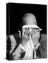 Dwight D. Eisenhower Emotionally Crying After His Speech at the 82nd Airborne Luncheon-Hank Walker-Stretched Canvas