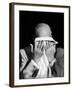 Dwight D. Eisenhower Emotionally Crying After His Speech at the 82nd Airborne Luncheon-Hank Walker-Framed Photographic Print