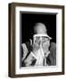 Dwight D. Eisenhower Emotionally Crying After His Speech at the 82nd Airborne Luncheon-Hank Walker-Framed Premium Photographic Print