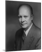 Dwight D. Eisenhower (Portrait) Art Poster Print-null-Mounted Poster