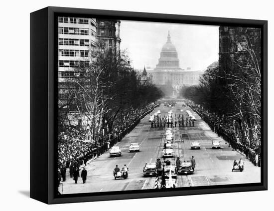 Dwight Eisenhower's Second Inauguration-null-Framed Stretched Canvas