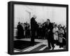 Dwight Eisenhower (Shaking Hands with John F Kennedy, 1961) Poster-null-Framed Poster