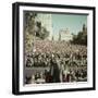 Dwight Eisenhower Speaking to Crowd During Presidential Campaign-John Dominis-Framed Photographic Print