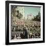 Dwight Eisenhower Speaking to Crowd During Presidential Campaign-John Dominis-Framed Photographic Print