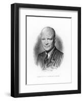 Dwight Eisenhower Us Soldier and President 1953-1961-null-Framed Art Print