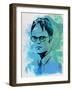 Dwight Schrute Watercolor-Jack Hunter-Framed Art Print