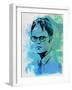 Dwight Schrute Watercolor-Jack Hunter-Framed Art Print