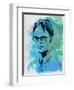 Dwight Schrute Watercolor-Jack Hunter-Framed Art Print