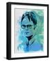 Dwight Schrute Watercolor-Jack Hunter-Framed Art Print