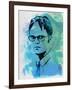 Dwight Schrute Watercolor-Jack Hunter-Framed Art Print