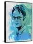 Dwight Schrute Watercolor-Jack Hunter-Framed Stretched Canvas