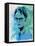 Dwight Schrute Watercolor-Jack Hunter-Framed Stretched Canvas