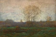 Autumn Evening-Dwight William Tryon-Framed Giclee Print