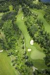 Aerial View of Golf Course in Autumn-DWStock-Photographic Print