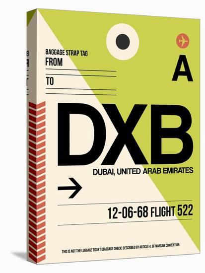 DXB Dubai Luggage Tag I-NaxArt-Stretched Canvas