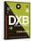 DXB Dubai Luggage Tag II-NaxArt-Framed Stretched Canvas