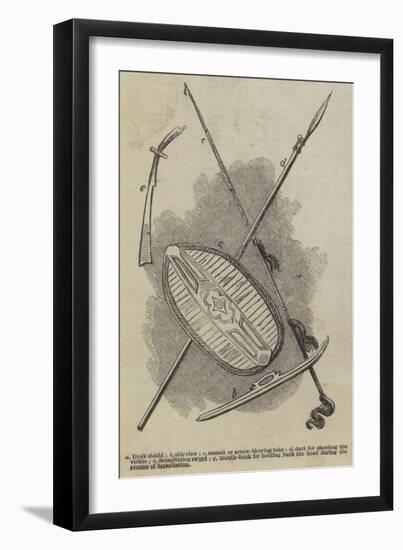 Dyak Weapon-null-Framed Giclee Print