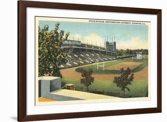 Dyche Stadium, Northwestern University-null-Framed Art Print