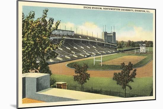 Dyche Stadium, Northwestern University-null-Mounted Art Print