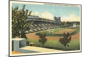 Dyche Stadium, Northwestern University-null-Mounted Art Print