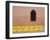 Dyed Leather Hides Drying in Street in the Souk, Medina, Marrakech, Morocco, North Africa, Africa-Martin Child-Framed Photographic Print