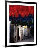 Dyed Wool, Marrakesh, Morocco, North Africa, Africa-Adam Woolfitt-Framed Photographic Print