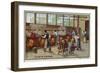 Dyeing Workshop-null-Framed Giclee Print