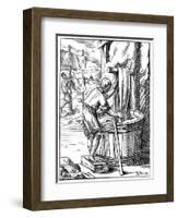 Dyer, 16th Century-Jost Amman-Framed Giclee Print